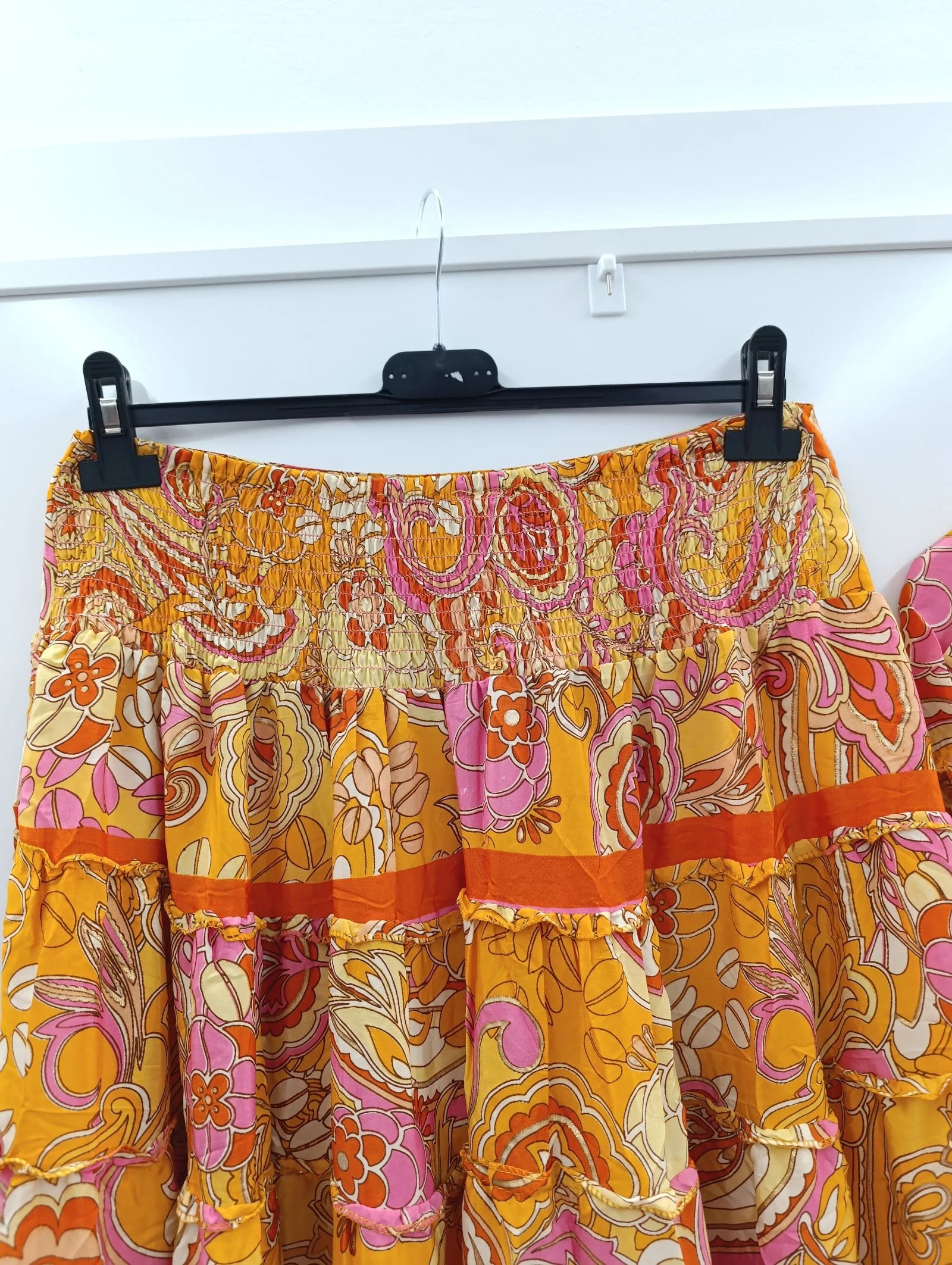 Ensemble en soie orange – photo 4